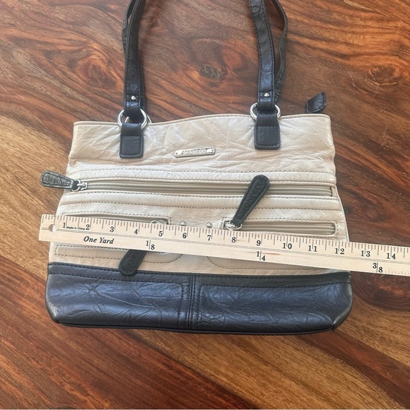 Stone Mountain Venus tote bag in black chino Stone & Co leather purse Tote - Picture 8 of 11